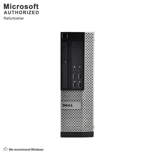Refurbished (Good) - Dell OptiPlex 9020 SFF PC, Intel Core I5-4570 3.2Ghz, 16G DDR3, 256 GB SSD, DVDRW, 4K Support, WiFi, Keyboard & Mouse, Windows 10 Pro 64 Bit