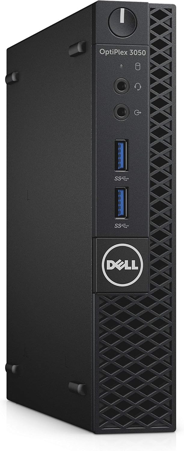 Dell CFC5C OptiPlex 3050 Micro Form Factor Desktop Computer, Intel Core i5-7500T, 8GB DDR4, 256GB Solid State Drive, Windows 10 Pro