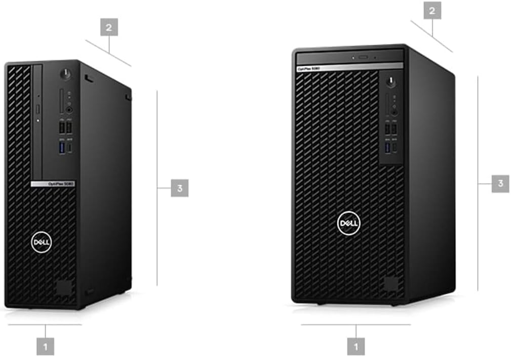 Dell 2020 OptiPlex 5080 SFF Desktop - Intel Core i5 10th Gen - i5-10500 - Six Core 4.5Ghz - 256GB SSD - 16GB RAM - Windows 10 Pro (Renewed)