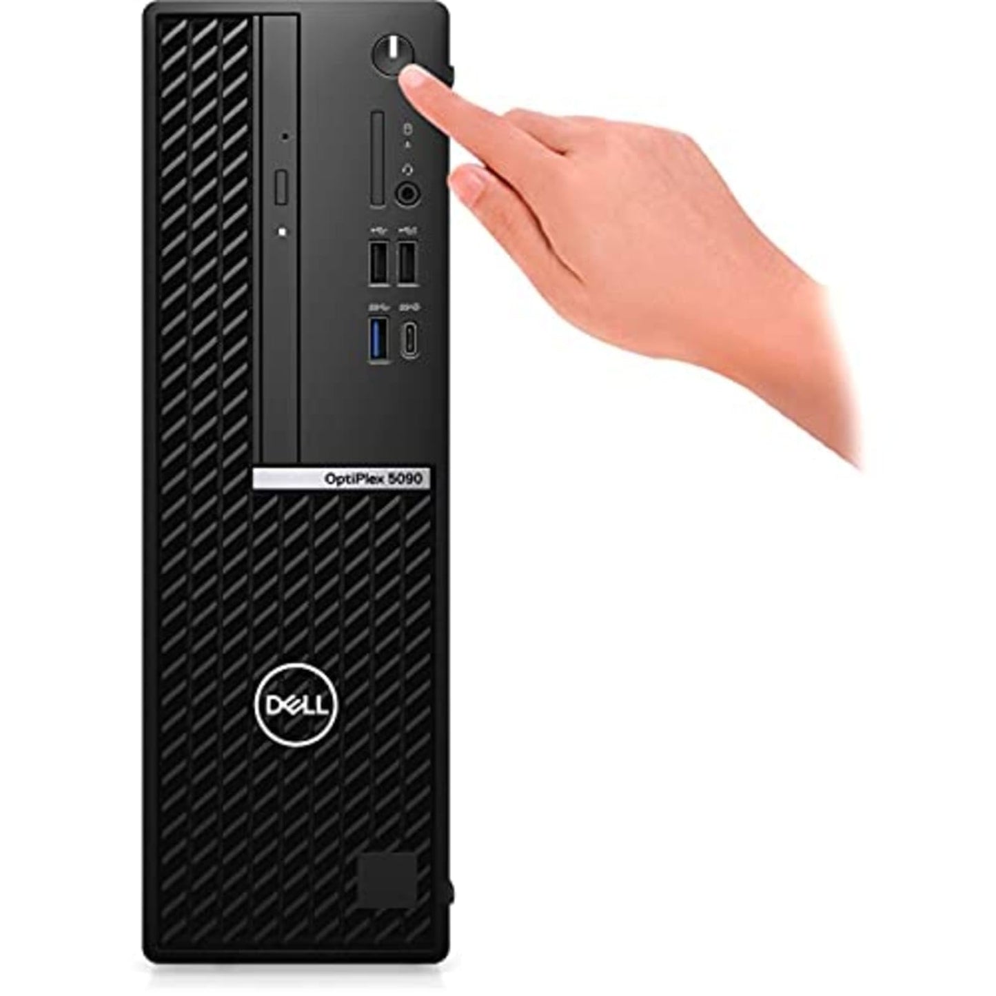 Dell Optiplex 5090 SFF Small Form Factor Desktop | Core i7-10700 - 512GB SSD Hard Drive - 32GB RAM | 8 cores @ 4.8 GHz Win 11 Pro Black (Renewed)