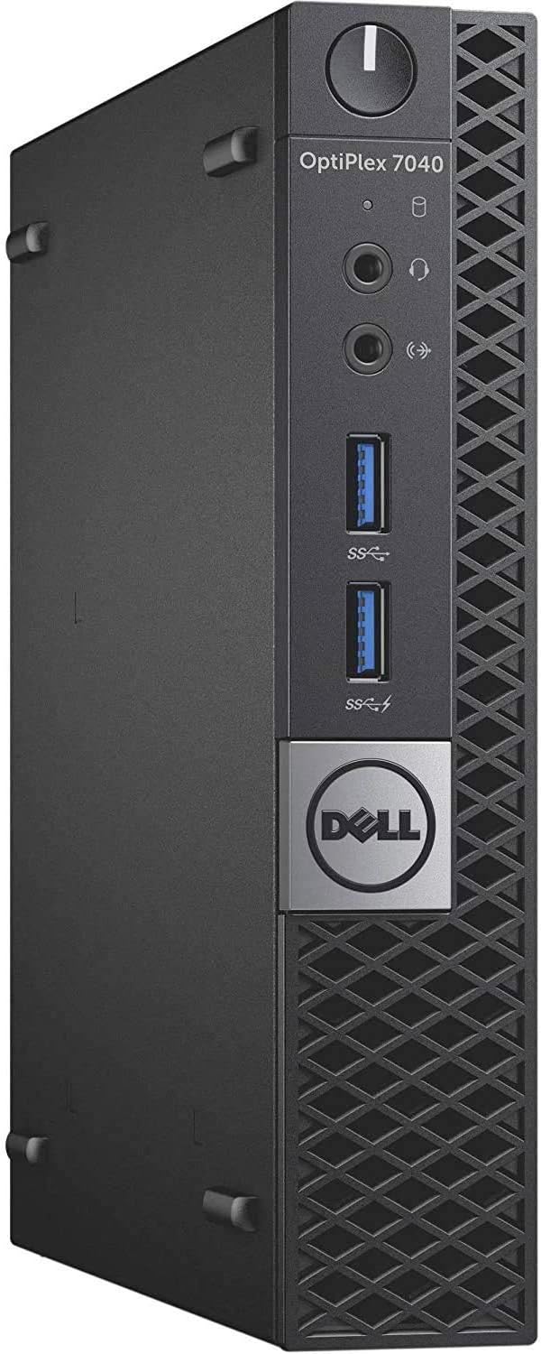 Dell OptiPlex 7040 Micro Business Desktop – Intel Core i5-6400T, 16GB DDR4 RAM, 256GB SSD, WiFi, HDMI, DisplayPort, Windows 10 Pro