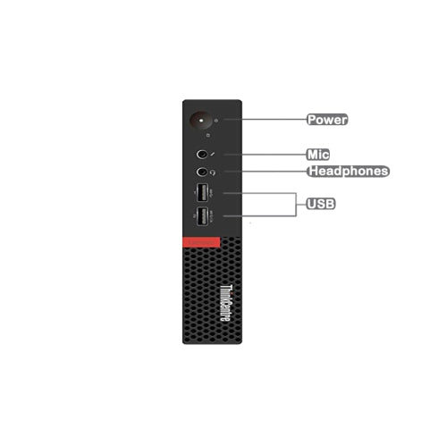 Refurbished (Good) - LENOVO M910 TINY Intel Core i5-7500T 2.70 GHz, 16GB, 500GB SSD, Win 10 Pro