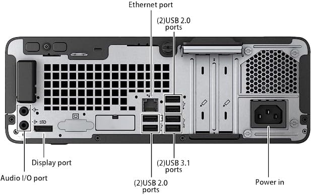 HP Prodesk Desktop 400 G5 SFF PC Intel Hexa Core i3-8100 3.60GHz 16GB DDR4 RAM,512GB SSD (Solid State Drive), WiFi,Keyboard & Mouse,Win 11 Pro