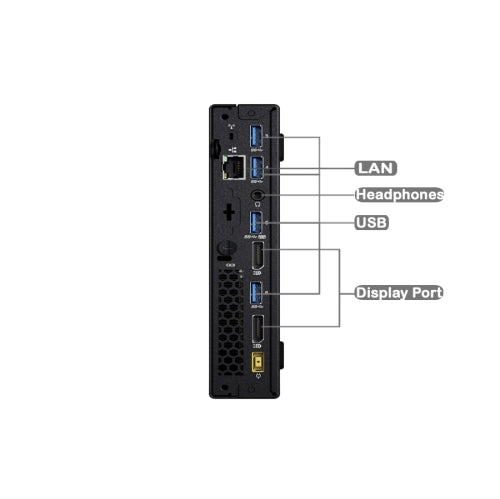 Refurbished (Good) - LENOVO M910 TINY Intel Core i7-6700T 2.80 GHz, 16GB, 256GB SSD, Win 10 Pro