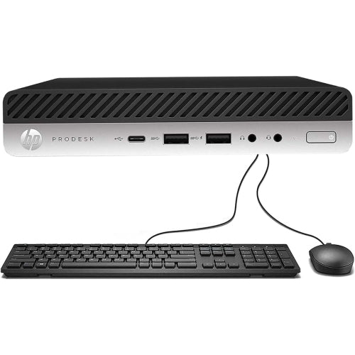 HP ProDesk 600 G4 SFF Home and Business Desktop Intel i5-8500 6-Core, 16GB RAM, 256GB PCIe SSD, Intel UHD 630, 2xUSB 3.1, 2 Display Port (DP), Win 10 Pro (Renewed) - PCrefresh