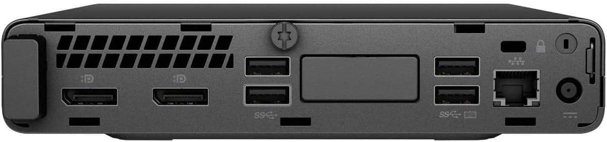 HP Premium Prodesk 600 G4 Business Mini Desktop Performance PC (Intel Six-Core i5-8500T, 16GB DDR4 RAM, 512GB SSD UHD 630) USB Type-C, VGA, DisplayPort, RJ-45, Windows 11 Professional