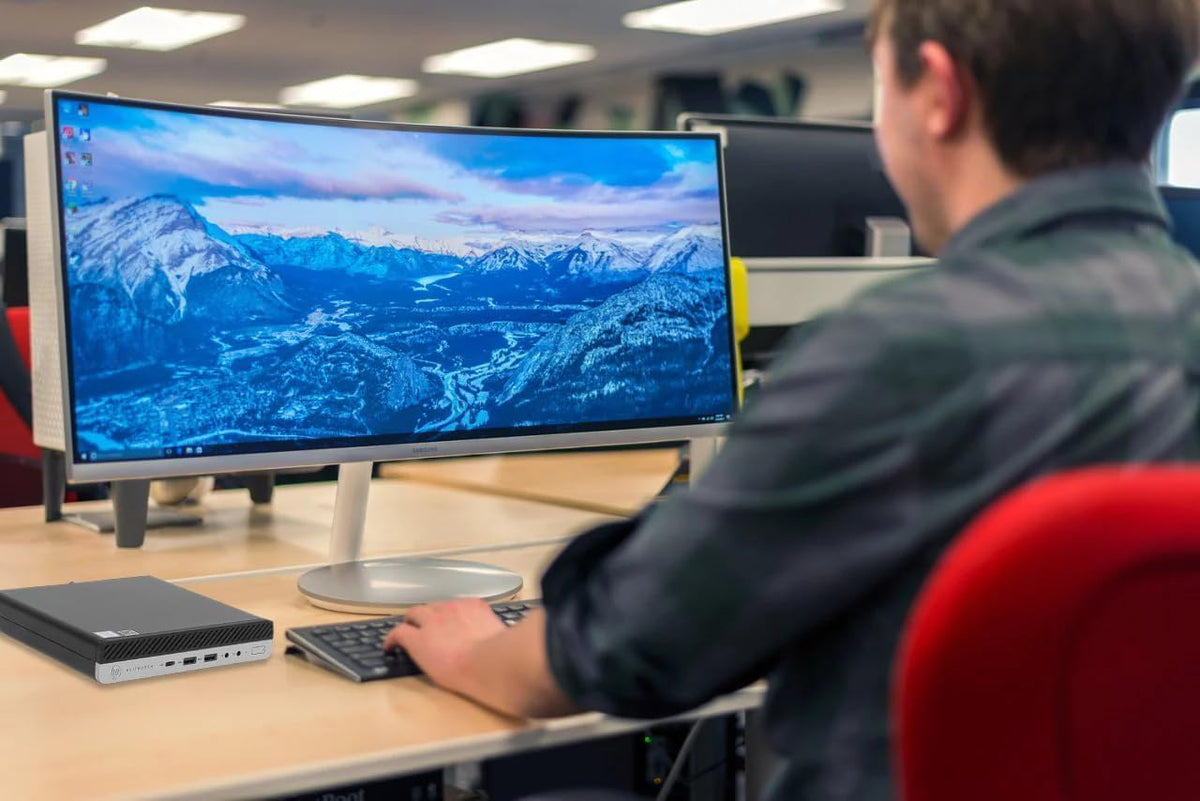 HP EliteDesk 800 G5 Mini – Core i5/i7 9th Gen, 16GB RAM, 240GB–512GB SSD – Excellent {{Product vendor}} PC Refresh World Desktop