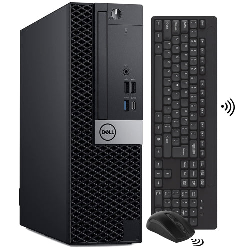 Refurbished(Good) - Dell Desktop OptiPlex SFF Computer PC| Intel Core i5 8th Gen Processor| 2TB SSD| 32GB DDR4 RAM| Windows 11 Pro| Wireless Keyboard Mouse | WiFi Bluetooth