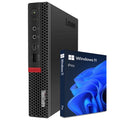 Refurbished (Good) - Lenovo Computer ThinkCentre M720q Mini/ Tiny Windows 11 Pro Business Desktop PC | Intel Core i5 8400T Processor | 8GB DDR4 RAM | 256GB NVMe SSD | HDMI | WIFI - PCrefresh