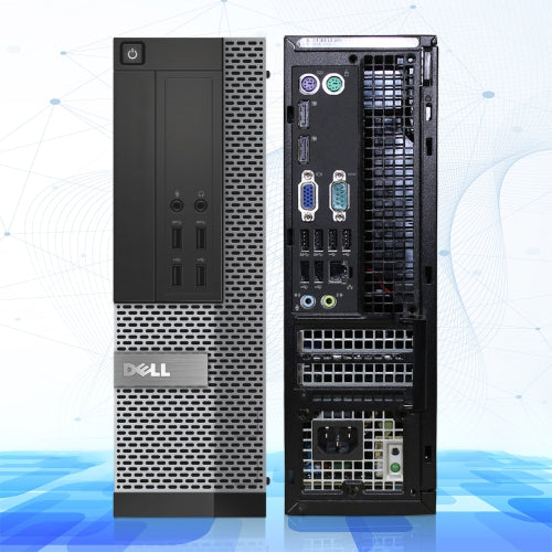 Refurbished (Good) - Dell Desktop PC 7020 SFF Mini Computer | Intel Core i5 | 16GB RAM | 256GB SSD | AC7260 Built-in WiFi 5 | Bluetooth Adapter | Windows 10 Pro | DVD-RW