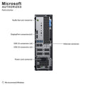 Refurbished (Good) - Dell OptiPlex 5070 SFF, Intel Six Core i5 9500 up to 4.4 GHz, 16 GB DDR4 RAM, 512 GB SSD, Windows 10 Pro 64 Bit (EN/FR/ES) - PCrefresh