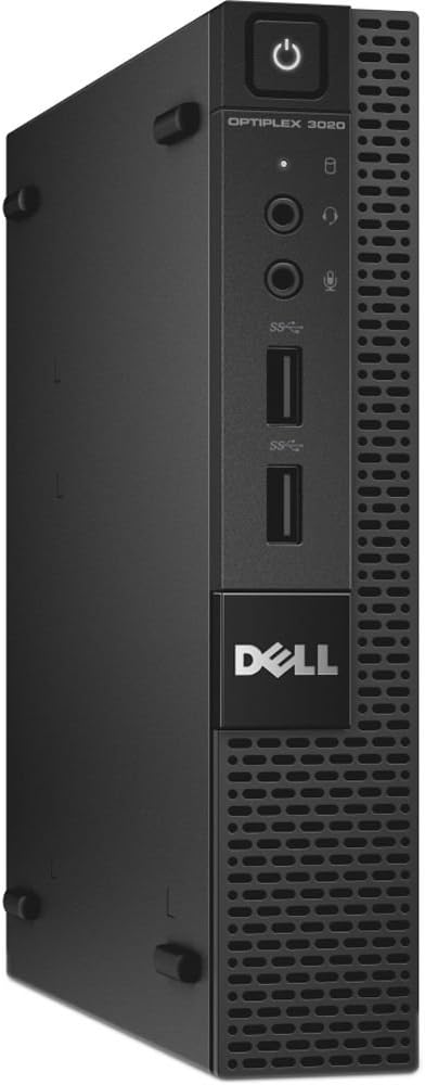 Dell Optiplex 3020M Micro Desktop Business Mini Tower PC (Intel Quad Core i5-4590T, 8GB Ram, 500GB SSHD, WiFi, Bluetooth, USB 3.0) Win 10 Pro