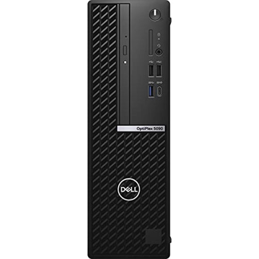 Dell Optiplex 5090 SFF Small Form Factor Desktop | Core i7-10700 - 512GB SSD Hard Drive - 32GB RAM | 8 cores @ 4.8 GHz Win 11 Pro Black (Renewed)