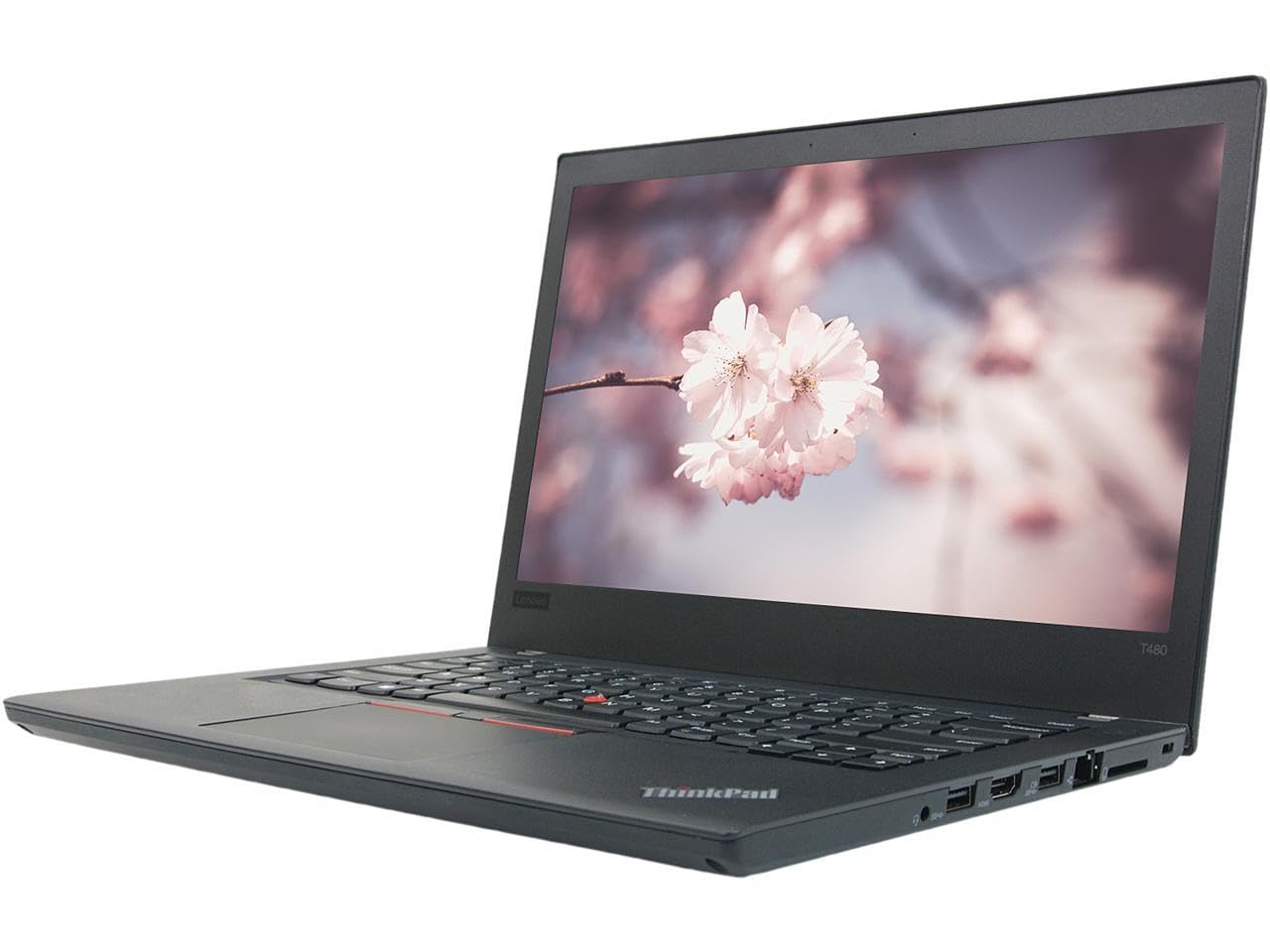 Lenovo ThinkPad Laptop T480 Intel Core i7-8650U  FHD  16 GB RAM, 256GB SSD Win10 Pro (Renewed)