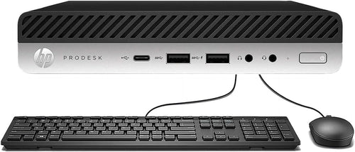 HP ProDesk 600 G5 Mini Desktop PC, Core i5-9500T 3.70GHz, 16GB RAM, 512GB SSD, Mouse, Keyboard, WiFi, BT, Windows 11 Pro