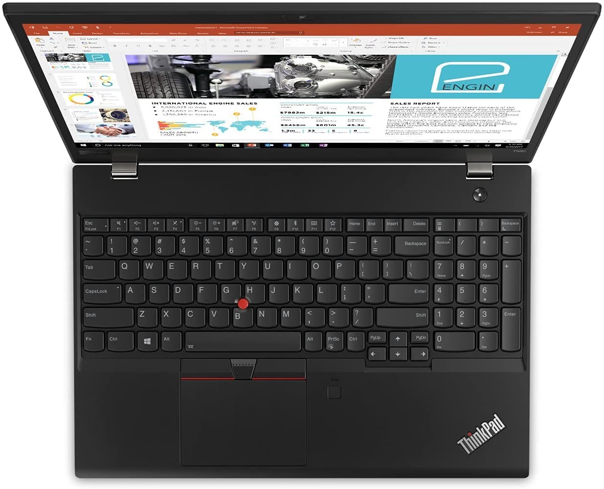 Lenovo ThinkPad T580 15.6-inch FHD IPS Screen, Core i5-8250U, 8GB RAM, 256GB SSD, Windows 10 Pro,  (Renewed)