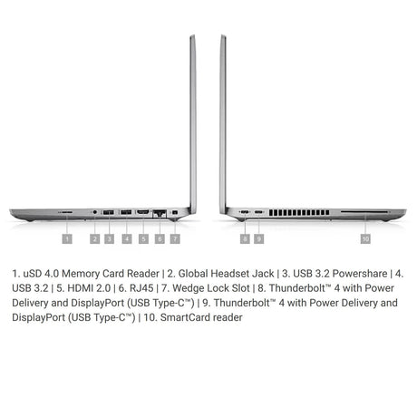 Dell Latitude 5420 14" Notebook, Intel Core i5-1145G7, 16GB RAM, 512GB SSD, Intel Iris Xe Graphics, Windows 10 Pro (Renewed) - PCrefresh