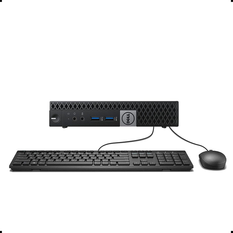 Dell OptiPlex 7040 Micro Business Desktop – Intel Core i5-6400T, 16GB DDR4 RAM, 256GB SSD, WiFi, HDMI, DisplayPort, Windows 10 Pro - PCrefresh