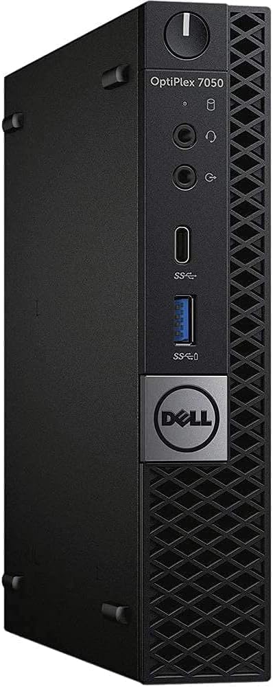 Dell Optiplex 7050 Micro Desktop Computer Tiny PC, Intel Core i7-6700T, 16GB DDR4 RAM, 512GB SSD, Wi-Fi, Windows 11 Pro, DisplayPort, HDMI