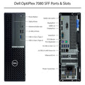 Dell OptiPlex 7080 SFF Desktop Computer - 10th Gen Intel Core i7-10700 8-Core up to 4.80 GHz CPU, 16GB RAM, 512GB Solid State Drive, Intel UHD Graphics 630, Windows 10 Pro (Renewed) - PCrefresh