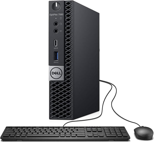 Dell OptiPlex 7060 Micro Desktop Business PC, Intel Core i5-8500T 2.1GHz, 16GB, 512GB SSD, USB Type-C, Windows 11