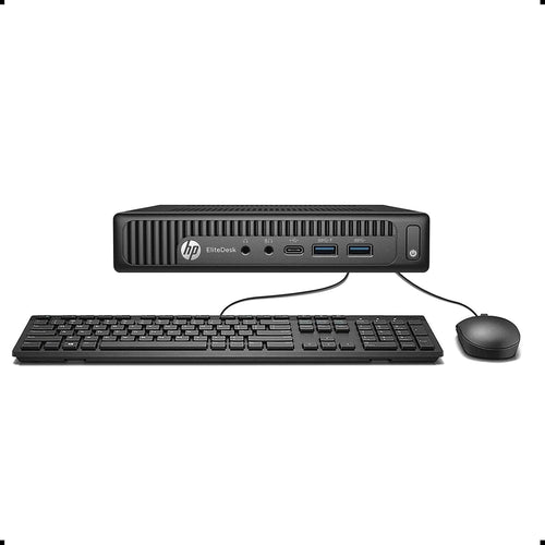 HP EliteDesk 800 G2 DM Mini Desktop PC – Intel Core i5 6th Gen, 16GB DDR4 RAM, 512GB SSD, Windows 10 Pro, Compact Business Computer