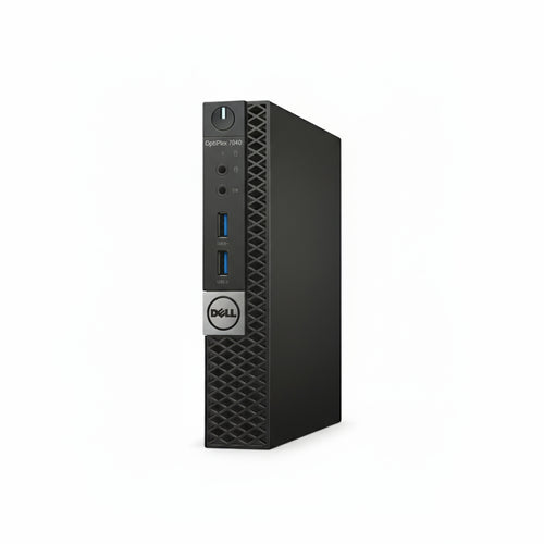 Dell Optiplex 7040 Micro Tower PC (Intel Quad Core i5-6500T/8GB RAM/256GB SSD/HDMI/VGA/Win 10)Refurbished (Good)