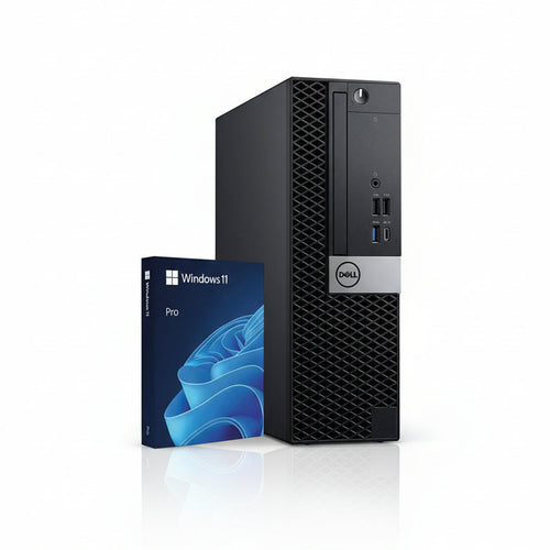 Dell OptiPlex 7060 Desktop PC | Intel Core i5 8500 Up to 4.3GHz | 32GB DDR4 RAM | 1TB NVMe M.2 SSD | Windows 11 Pro | WiFi and Bluetooth | Renewed