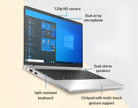 HP ProBook 640 G8 14" FHD Touchscreen Intel i5 11th Gen, 16GB RAM, 512GB SSD, Win 11 Pro (Grade A) {{Product vendor}} PCrefresh laptop
