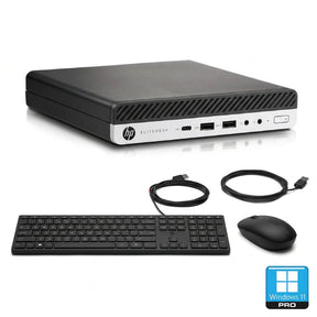 HP EliteDesk 800 G5 Mini – Core i5/i7 9th Gen, 16GB RAM, 240GB–512GB SSD – Excellent {{Product vendor}} PC Refresh World Desktop