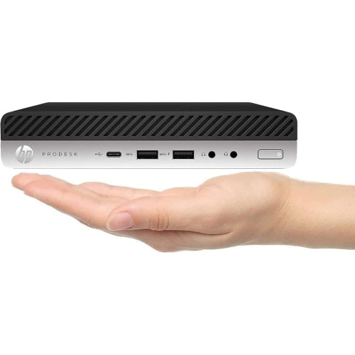 HP ProDesk 600 G4 SFF Home and Business Desktop Intel i5-8500 6-Core, 16GB RAM, 256GB PCIe SSD, Intel UHD 630, 2xUSB 3.1, 2 Display Port (DP), Win 10 Pro (Renewed) - PCrefresh