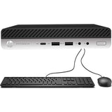 HP ProDesk 600 G4 SFF Home and Business Desktop Intel i5-8500 6-Core, 16GB RAM, 256GB PCIe SSD, Intel UHD 630, 2xUSB 3.1, 2 Display Port (DP), Win 10 Pro (Renewed) - PCrefresh