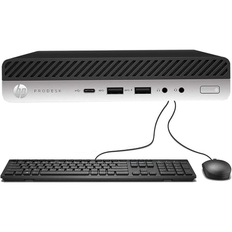 HP ProDesk 600 G4 SFF Home and Business Desktop Intel i5-8500 6-Core, 16GB RAM, 256GB PCIe SSD, Intel UHD 630, 2xUSB 3.1, 2 Display Port (DP), Win 10 Pro (Renewed) - PCrefresh