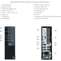 Dell OptiPlex 3070 SFF PC, Intel hexa Core i5-9500 up to 4.4GHz, 16GB RAM, 512GB SSD, Win 11 Pro, English/Spanish/French (Refurbished Excellent) - PCrefresh