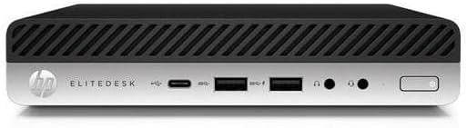HP Smart Buy EliteDesk 705 G4 DM Desktop – AMD A5-2400GE, 8GB DDR4 RAM, 256GB SSD, Windows 10 Pro 64-bit, WiFi, Bluetooth, Small Form Factor