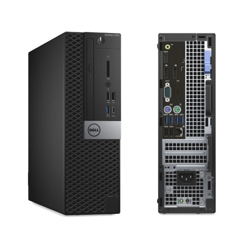Refurbished (Good) - Dell 7050 SFF Desktop PC, i5 6500 3.2GHz, 8GB, 256SSD, DVD-ROM, Windows 10 Pro, USB WIFI, USB Keyboard & Mouse, 90 Day Warranty, Grade A