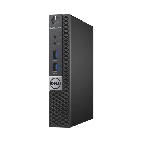 Refurbished (Good) - Dell Optiplex 7040 Micro Tower PC (Intel Quad Core i5-6500T/8GB RAM/256GB SSD/HDMI/VGA/Win 10)