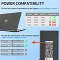 65W Laptop Charger Fit for Dell Latitude 5280 5290 5490 5491 5285 5289 5480 5488 5580 5590 5591 Latitude E5470 E6430 E6420 E7470 E5420 7490 AC Power Adapter 19.5V 3.34A, LA65NM191 - PCrefresh