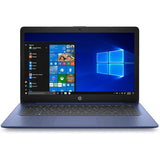 Open Box HP 14-ds0036nr 14" Stream Laptop Windows, 10S Touch Screen, AMD Dual-Core A4-9120e, 4GB RAM, 64GB eMMC, Royal Blue - PCrefresh
