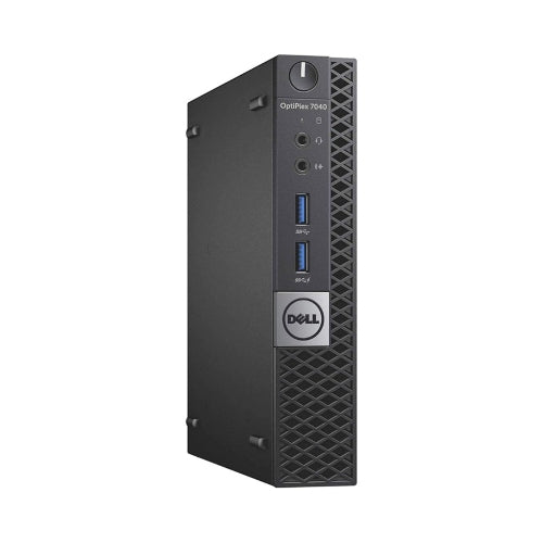 Refurbished (Good) - Dell Optiplex 7040 Micro Tower PC (Intel Quad Core i5-6500T/8GB RAM/256GB SSD/HDMI/VGA/Win 10)